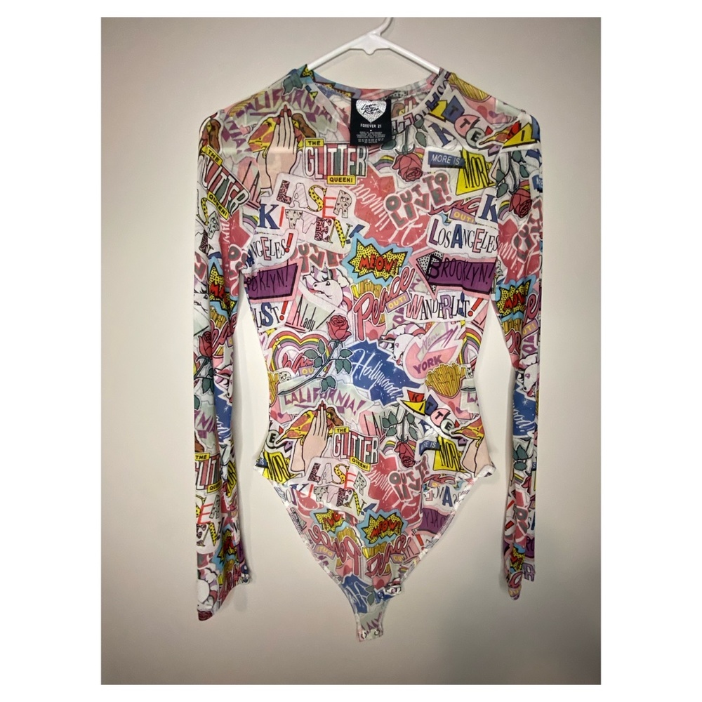 Sheer Comic Bodysuit